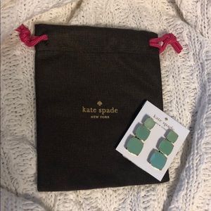 Kate Spade Aqua Cascading Earrings
